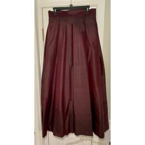 Jones New York Collection Silk Floor Length Lined Skirt Sz 10 Women